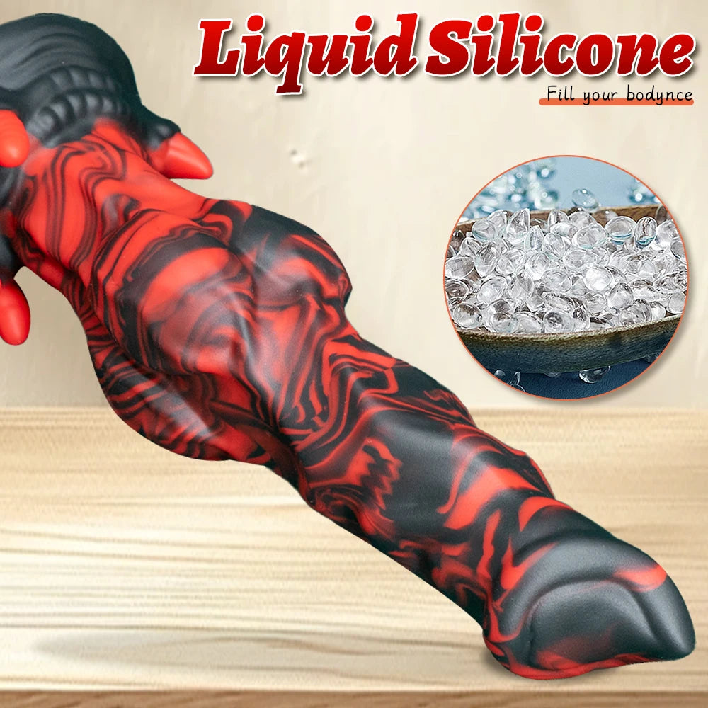Big Monster Dildo Toy Double Penetration Anal Butt Plug Female G-spot Masturbation Stropon Dick Sexy Adult Sex Toys for Women