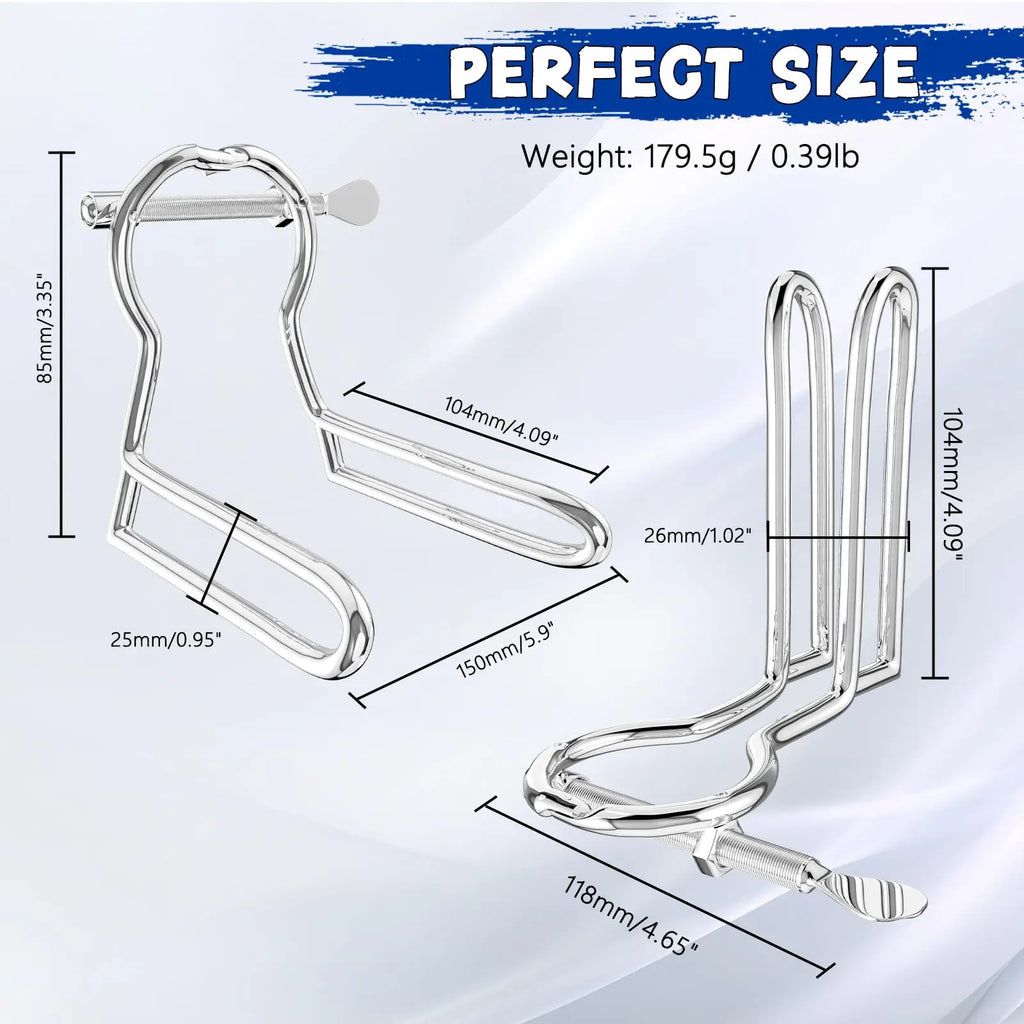 Adjustable Stainless Steel Anal Expander Plug