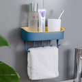 No-Drill Wall-Mounted Corner Shower Shelf