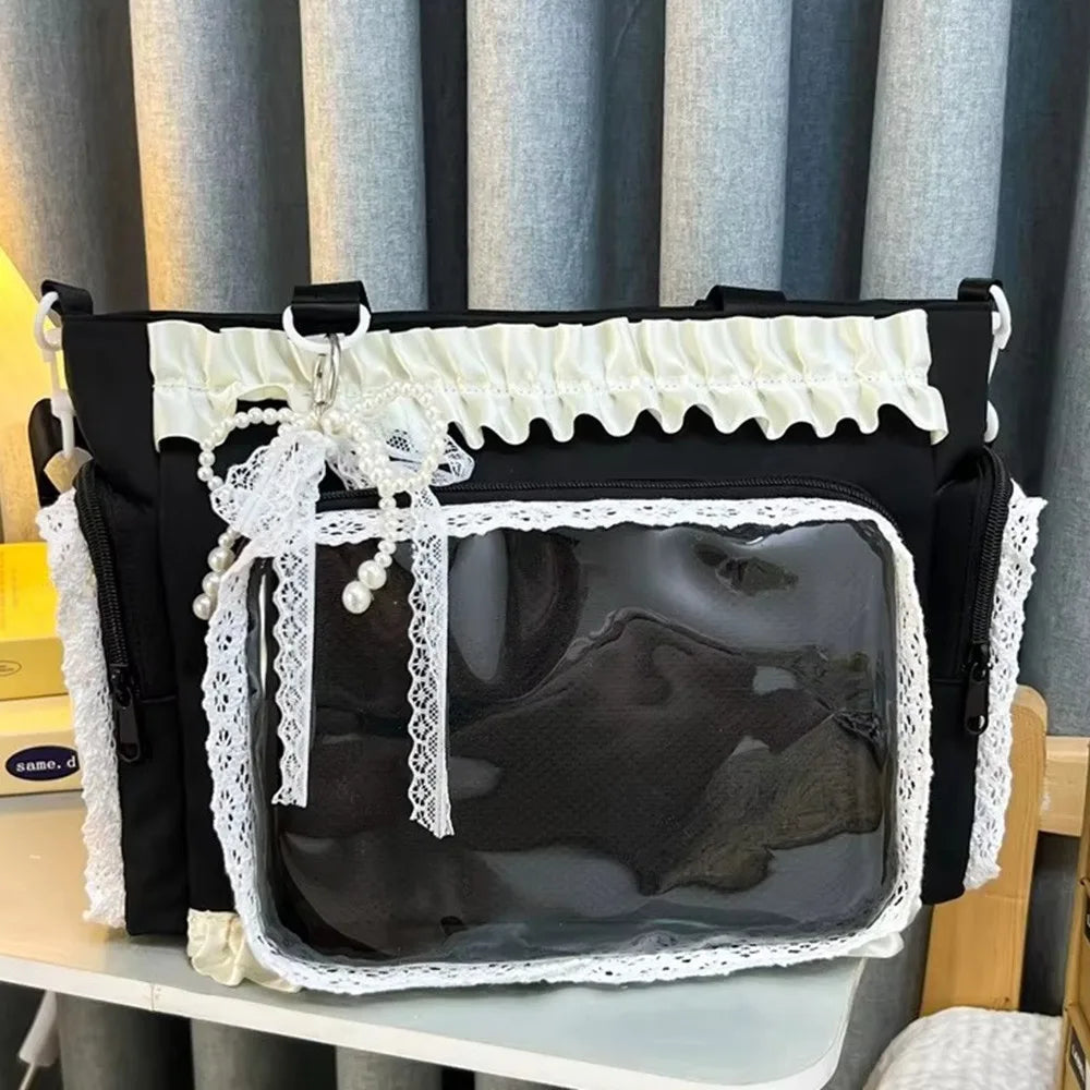 Japanese Transparent Ita Crossbody Bag