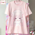 Cute Anime Print Y2K T-Shirt