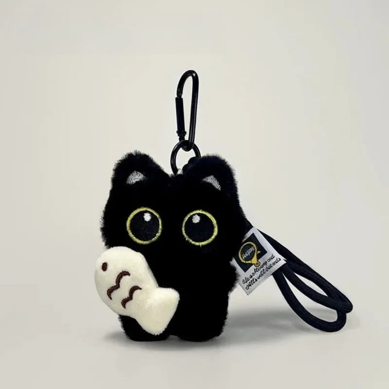 Black Cat Plush Keychain & Bag Charm