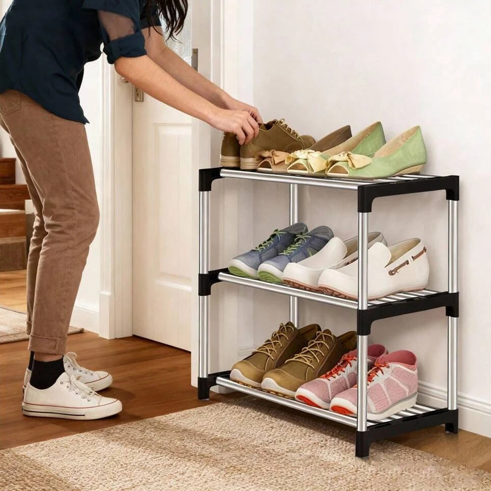 3–5 Tier Space-Saving Shoe Rack