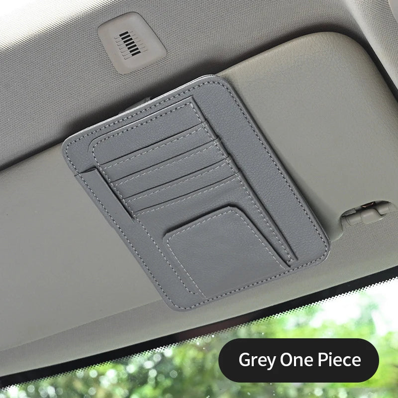 Car Sun Visor Organizer Multi-pocket Interior Accessories For Car Supplies Novelty Abarth 595 Accessories Ioniq 5