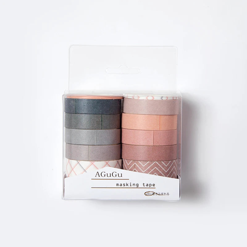 10-Roll Kawaii Washi Tape Set