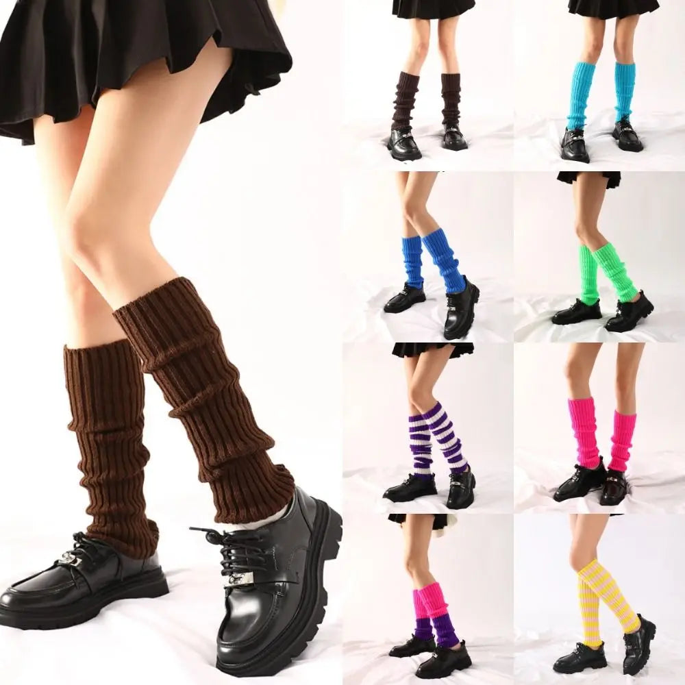 Ribbed Knit Harajuku Lolita Leg Warmers