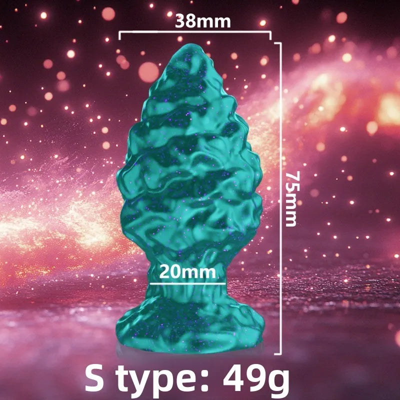 Christmas Tree Silicone Anal Plug