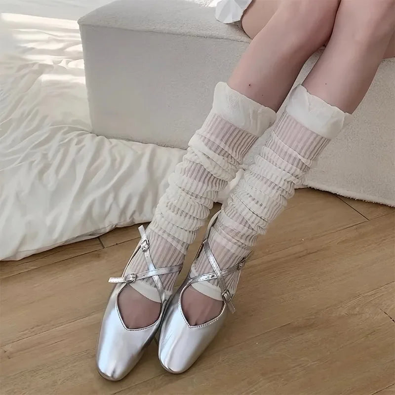 Ruffled Lolita Knee Socks & Leg Warmers