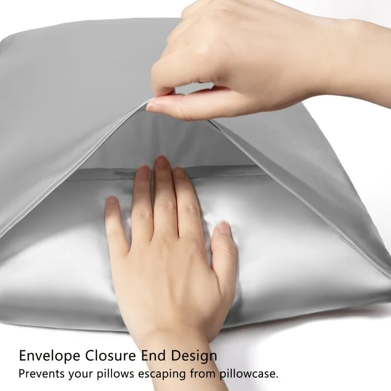 2-Piece Smooth Satin Pillowcase Set