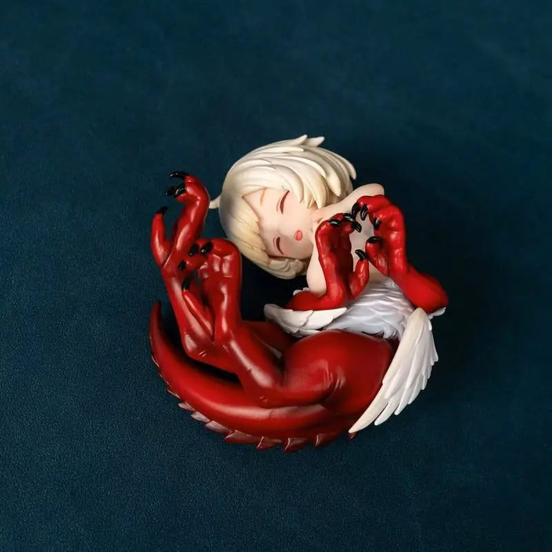 Anime Gk Figurine Synthetic Beast Falin, Lovely Girl Statue, Desktop Car Pc Case Ornament, Nice Birthday Collectible Toy Gift