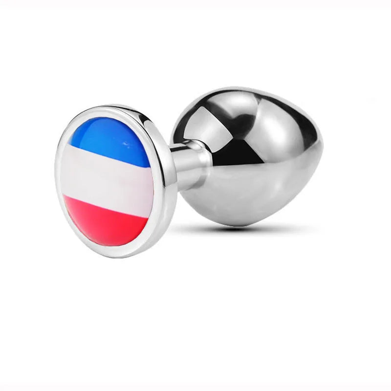 Waterproof Stainless Steel Jewelry Anal Plug