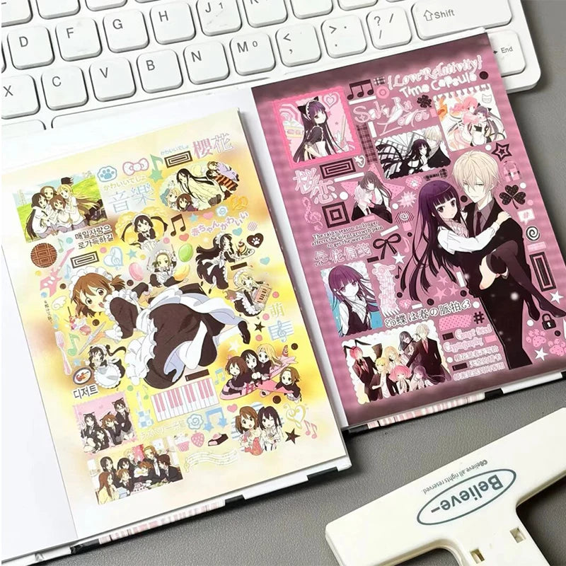 Japanese Magazine-Style Sticker Book for Journaling