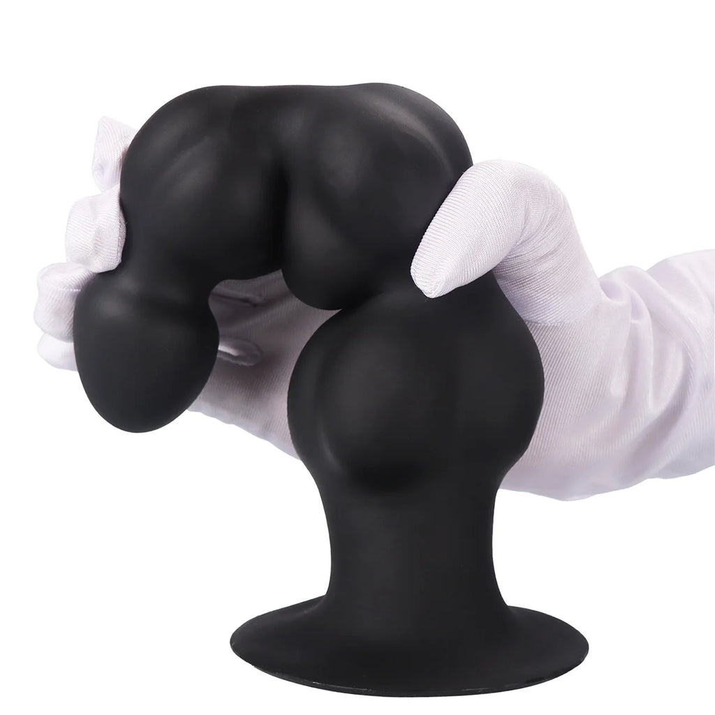 4-Ball Silicone Anal Bead & Plug