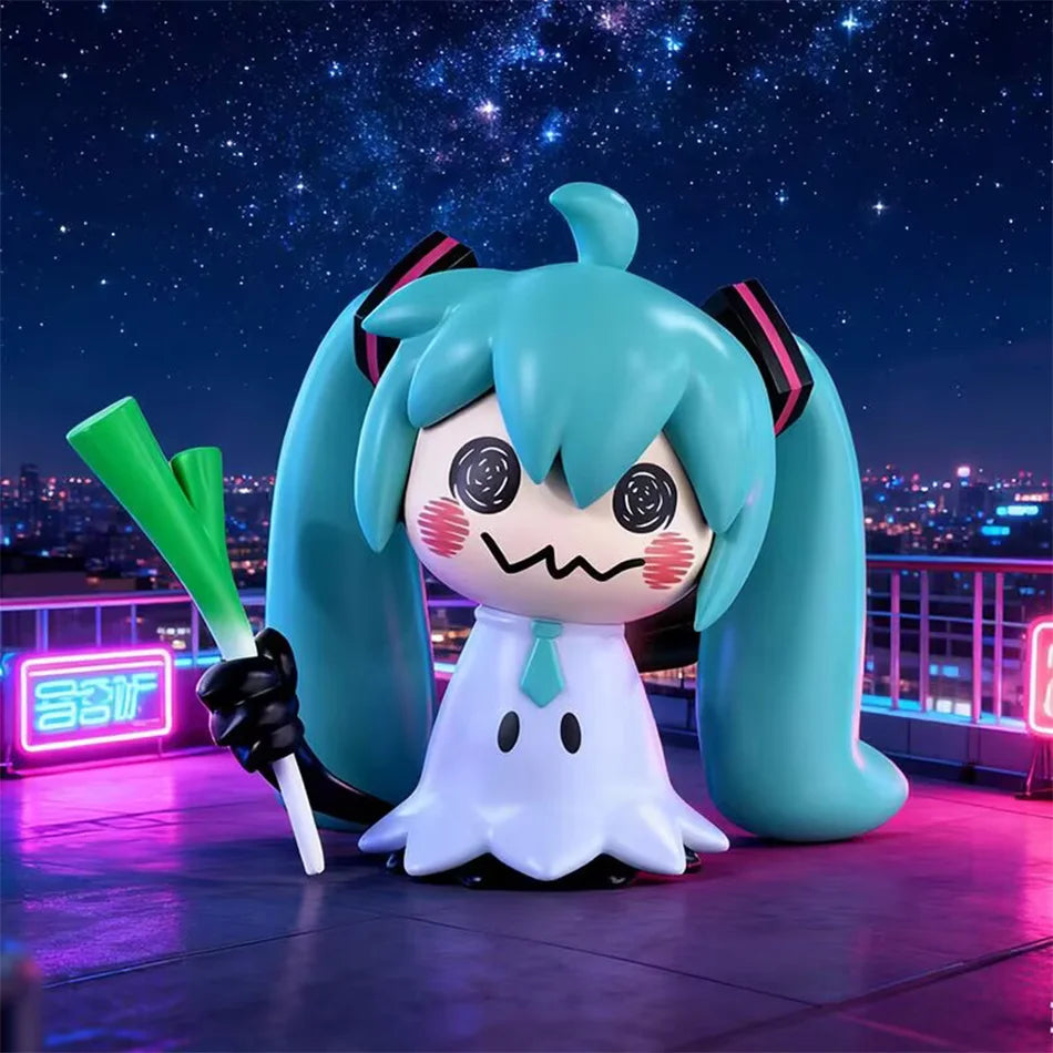 2026 7cm Hatsune Miku Anime Figurine Kawaii Mimikyu Miku Figurine Gk Statue Model Doll Collection Room Desk Decoration Toy Gifts