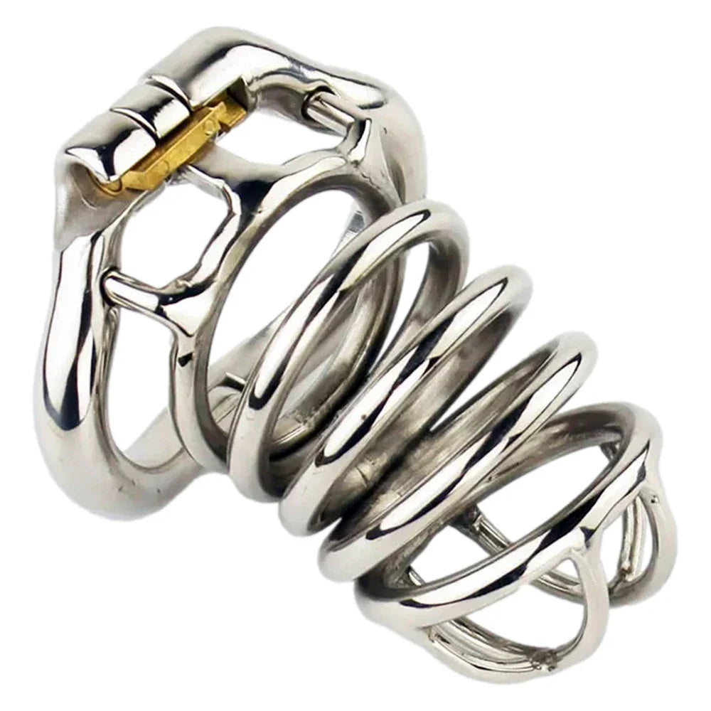 Stainless Steel Locking Chastity Cage