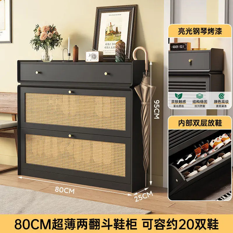 Narrow Corner Shoe Storage Cabinet