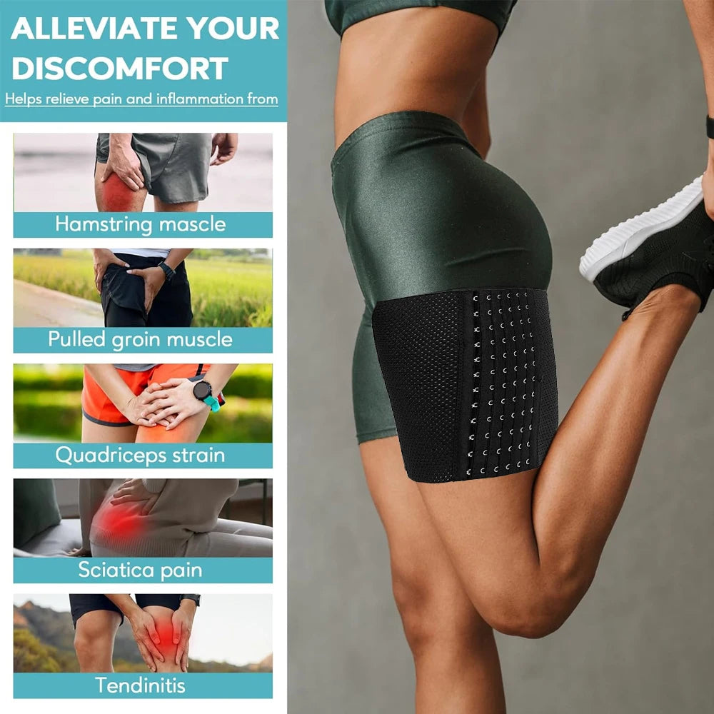 1Pair Thigh Trainer for Women Shapewear Leg Control Slimming Body Shaper Thigh Cincher Band - Thigh Compression Sleeve