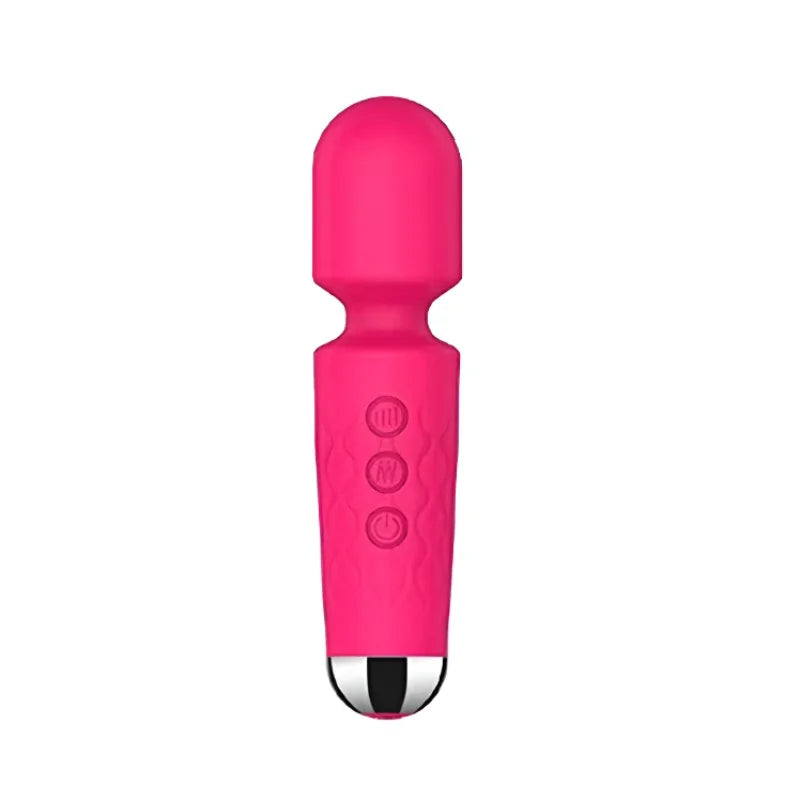 Rechargeable Mini Wand Vibrator – 20 Patterns/8 Speeds