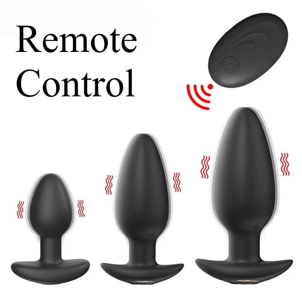 Wireless Remote Vibrating Anal Plug