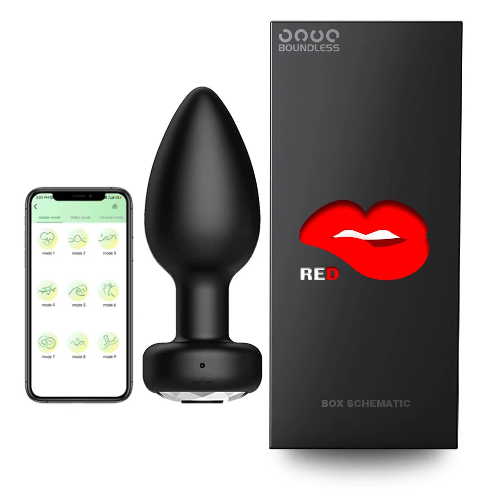 Wireless Remote Vibrating Anal Plug