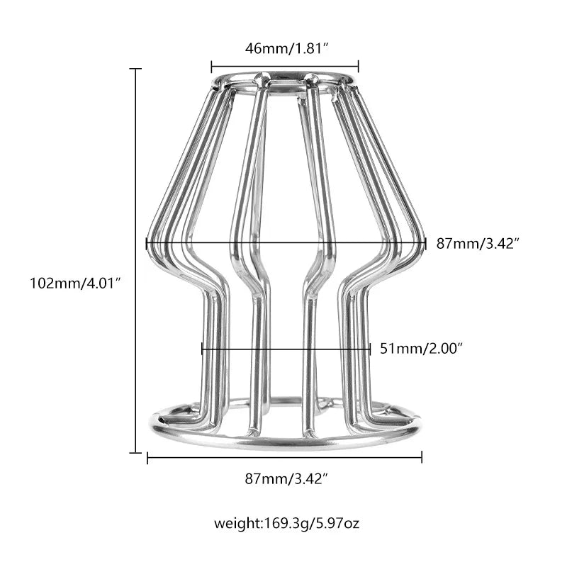 Hollow Stainless Steel Anal Plug