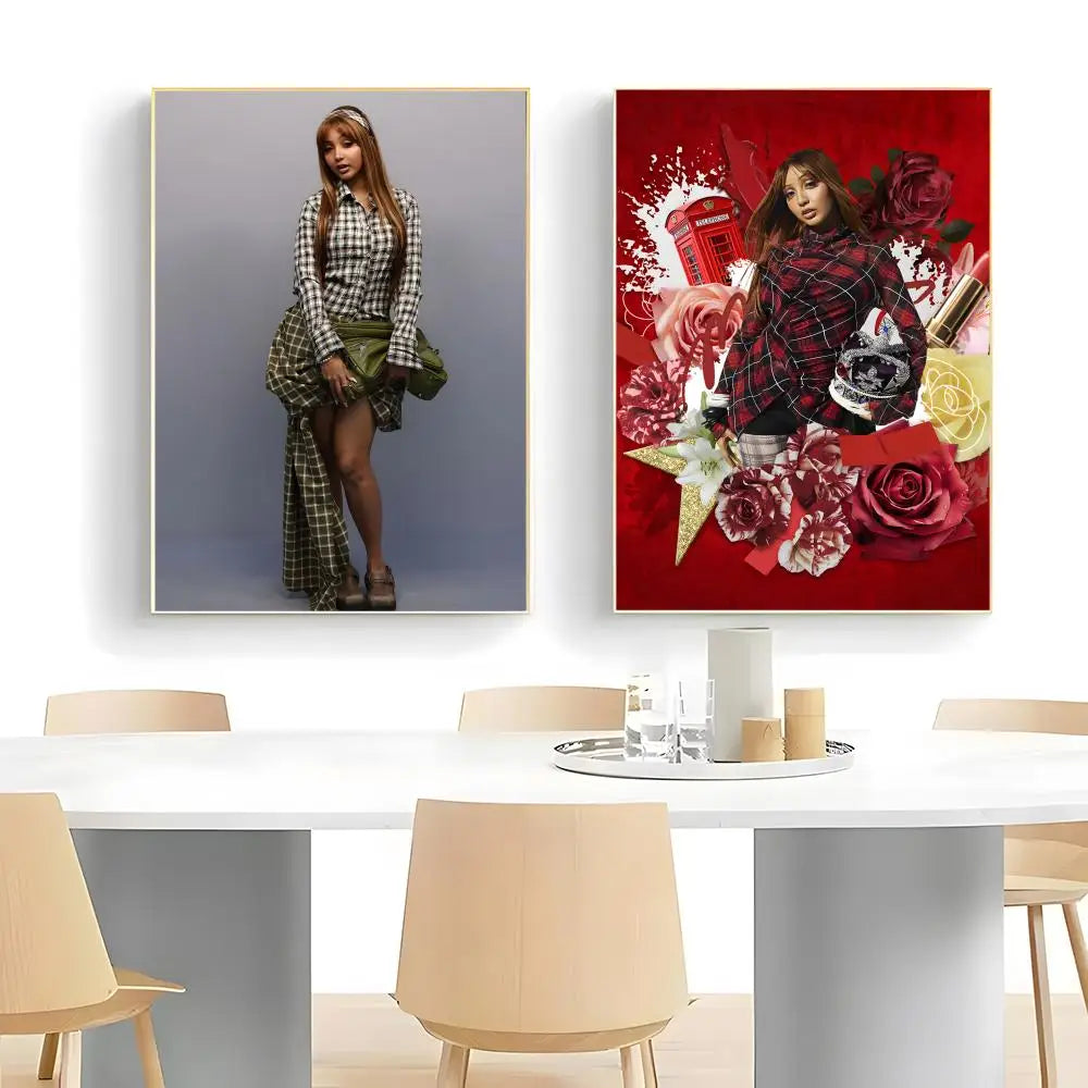 PinkPantheress Waterproof Self-Adhesive Wall Poster