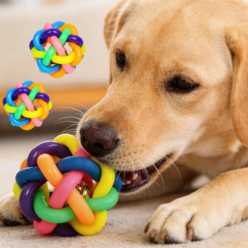 Colorful Bell Interactive Dog Toy