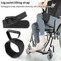 Thigh Lifter Strap for Elderly with Comfortable Handle Pull Up Assistance Belt for Easy Foot Transfer Aid in Home Care