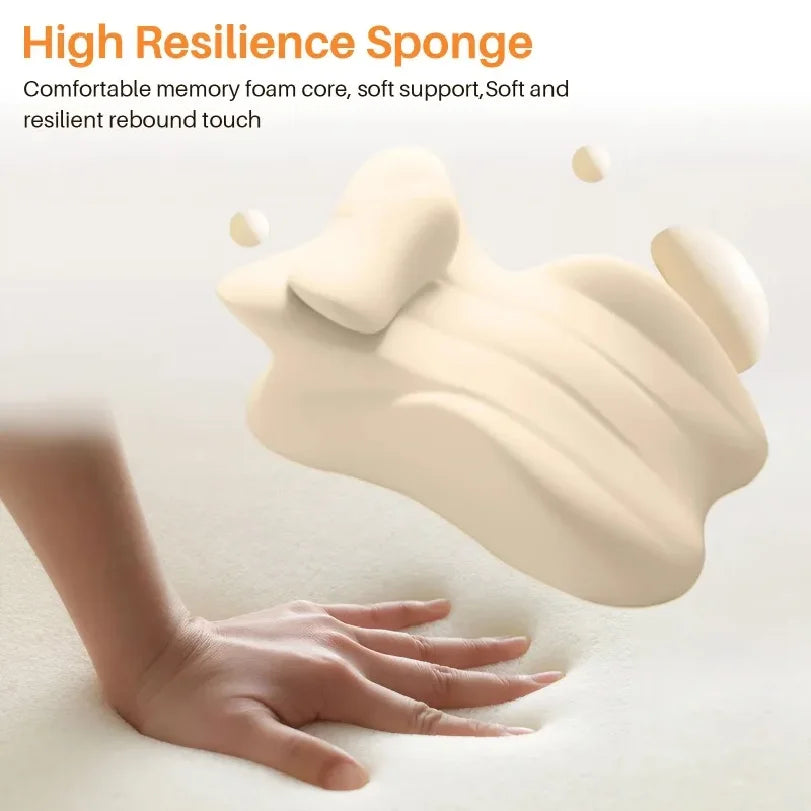 Multi-Position Memory Foam Wedge Pillow with Removable Cover