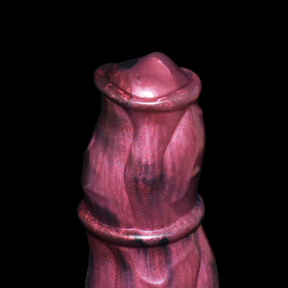 SHAZ 8.27 " wolf dildo with dog knots, realistic dog penis for anal & G-spot stimulation, for female , gay men, hands-free play
