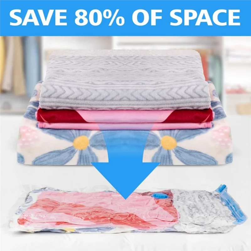Vacuum Compression Storage Bags for Bedding & Clothes
