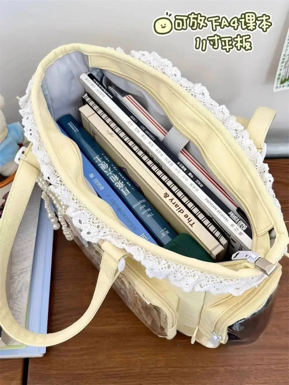 Japanese Lolita Transparent Ita Tote Bag