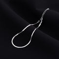 925 Sterling Silver Snake Bone Anklet Exquisite Temperament Sexy Anklet Long Anklet Sparkling Footchains Birthday Gift Jewelry