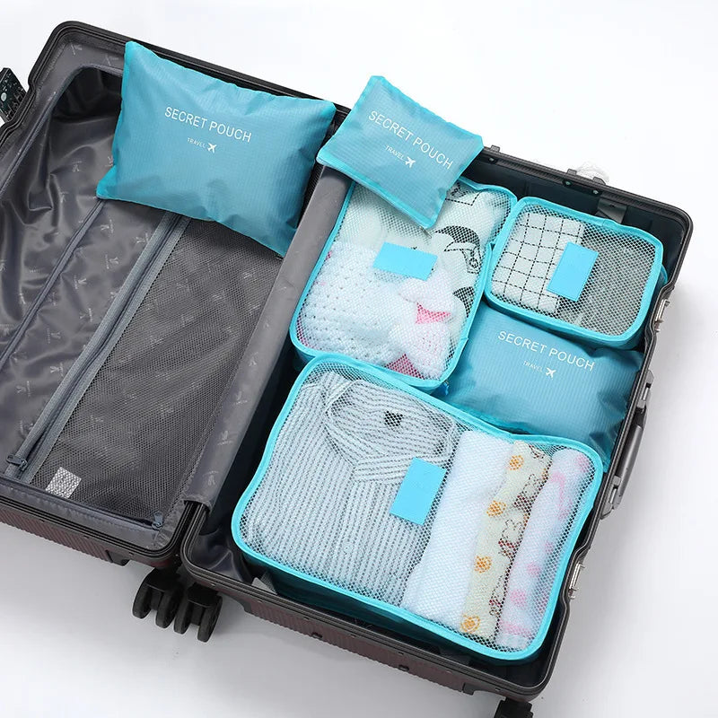 6-Piece Small Travel Packing Cube Set