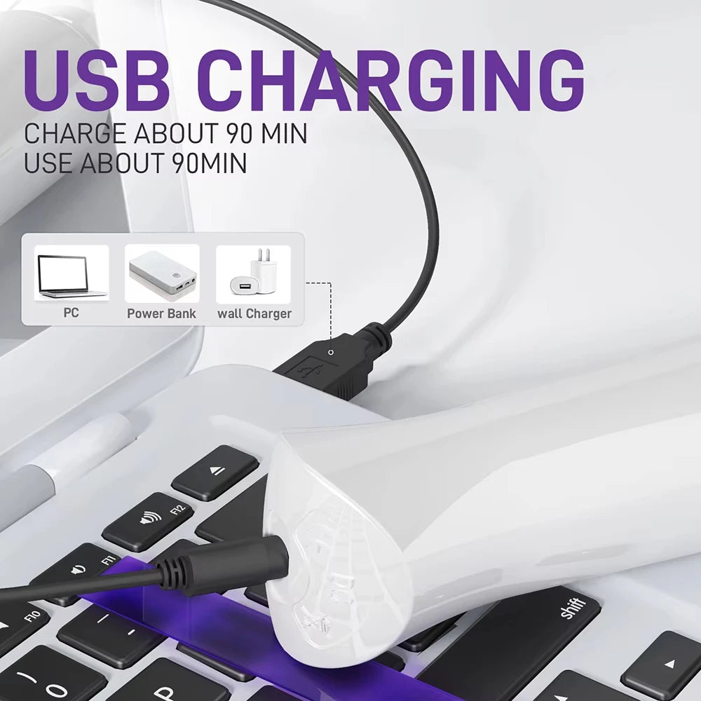 USB-Rechargeable Large Magic Wand Vibrator