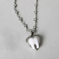 Y2K Heart, Star & Teeth Pendant Necklace