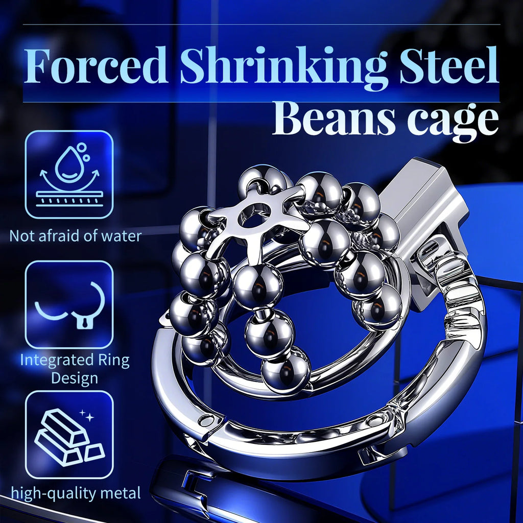 Adjustable Stainless Steel Chastity Cage