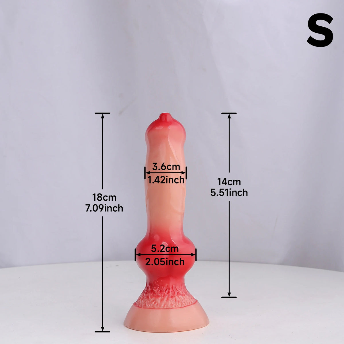 Giant Animal-Style Dildo with Suction Cup