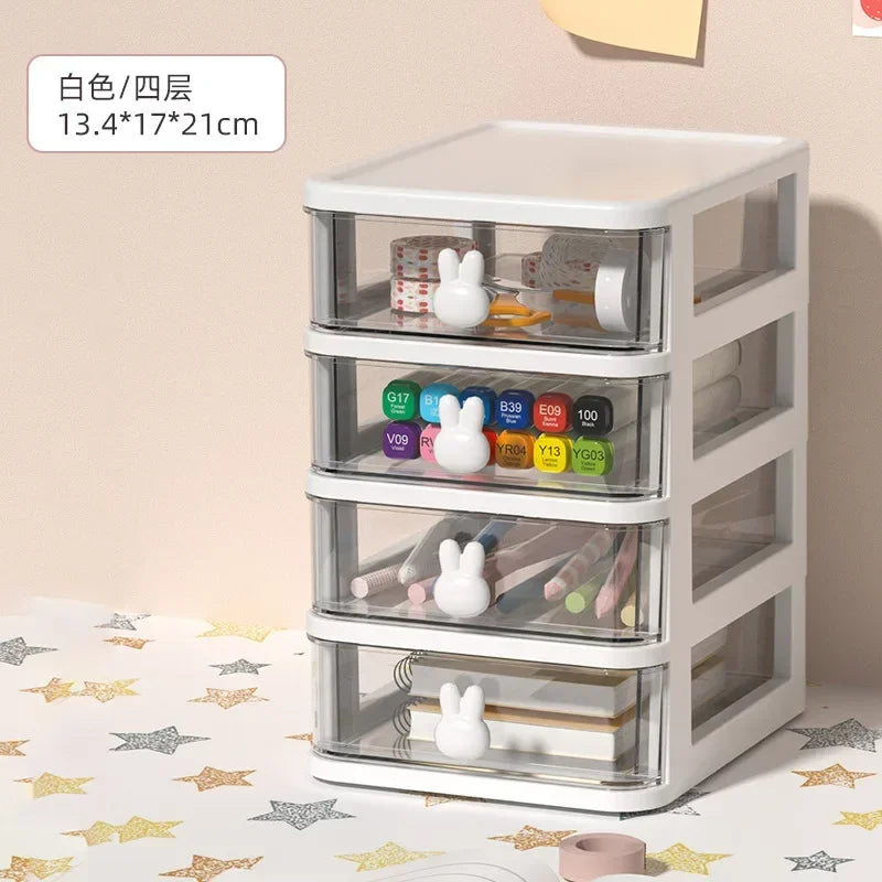 Clear 2–4 Tier Drawer Organizer