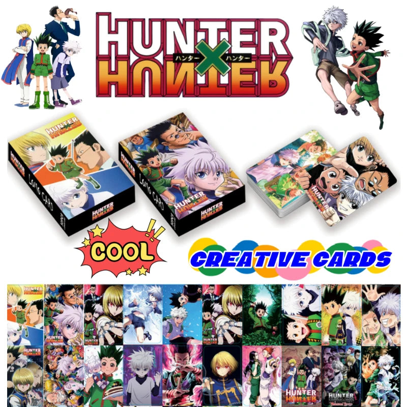 Hunter x Hunter Gon Freecss Movie & TV Merchandise Cute Cartoon Cards Creative Anime Bookmarks Greeting Cards Student Collection