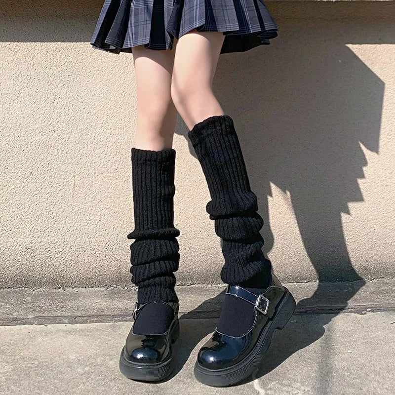 42/52/72cm Knit Lolita Leg Warmers