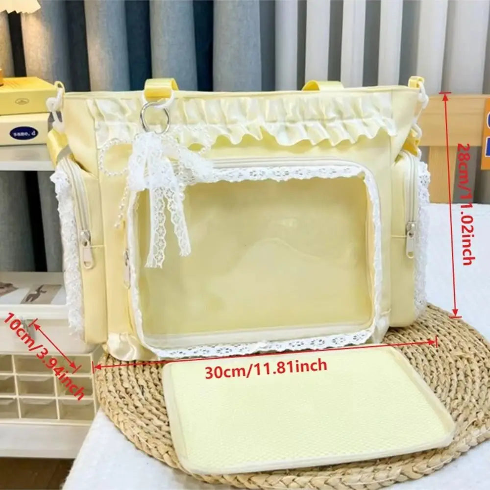 Japanese Transparent Ita Crossbody Bag