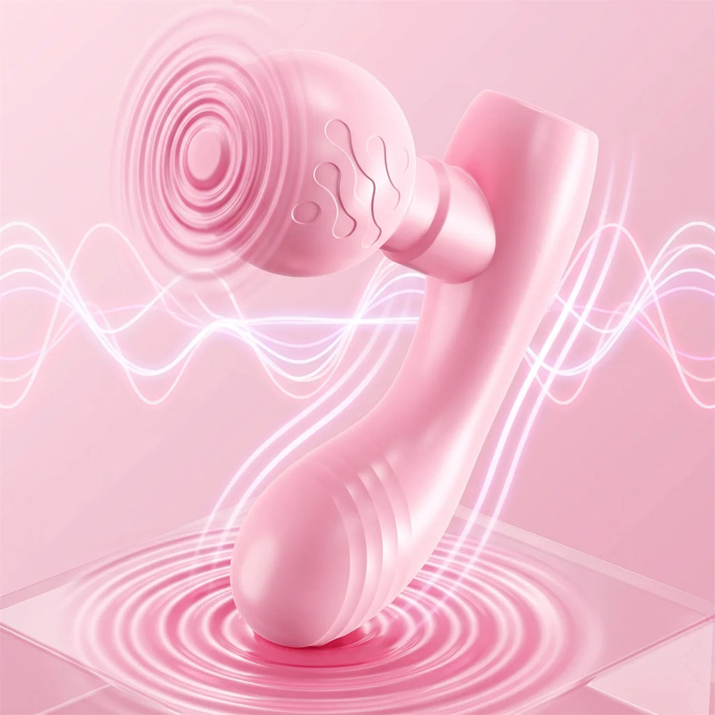 Rechargeable Dual-Head Dual-Motor Mini Massager
