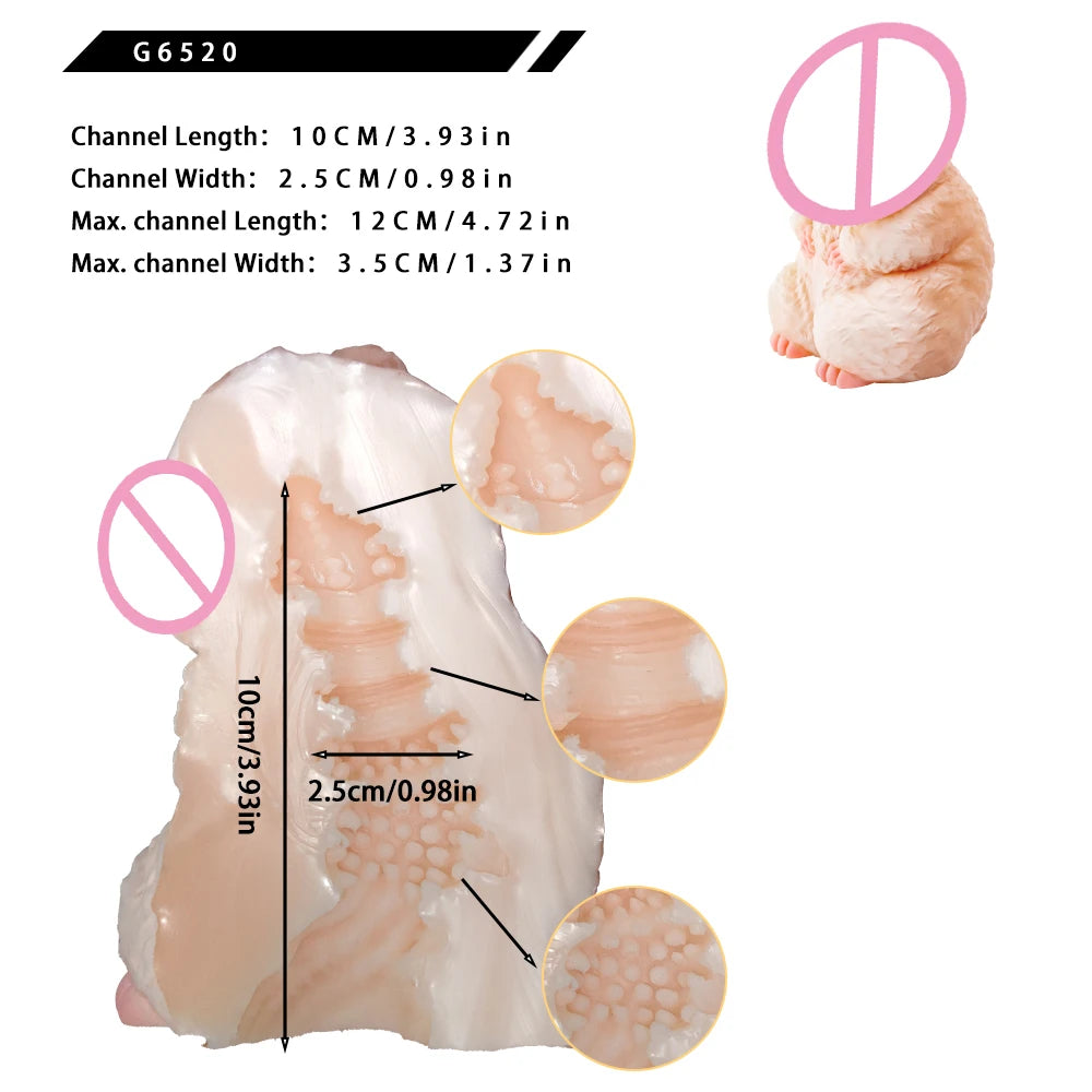 SHAZ Animal-Style Silicone Male Stroker
