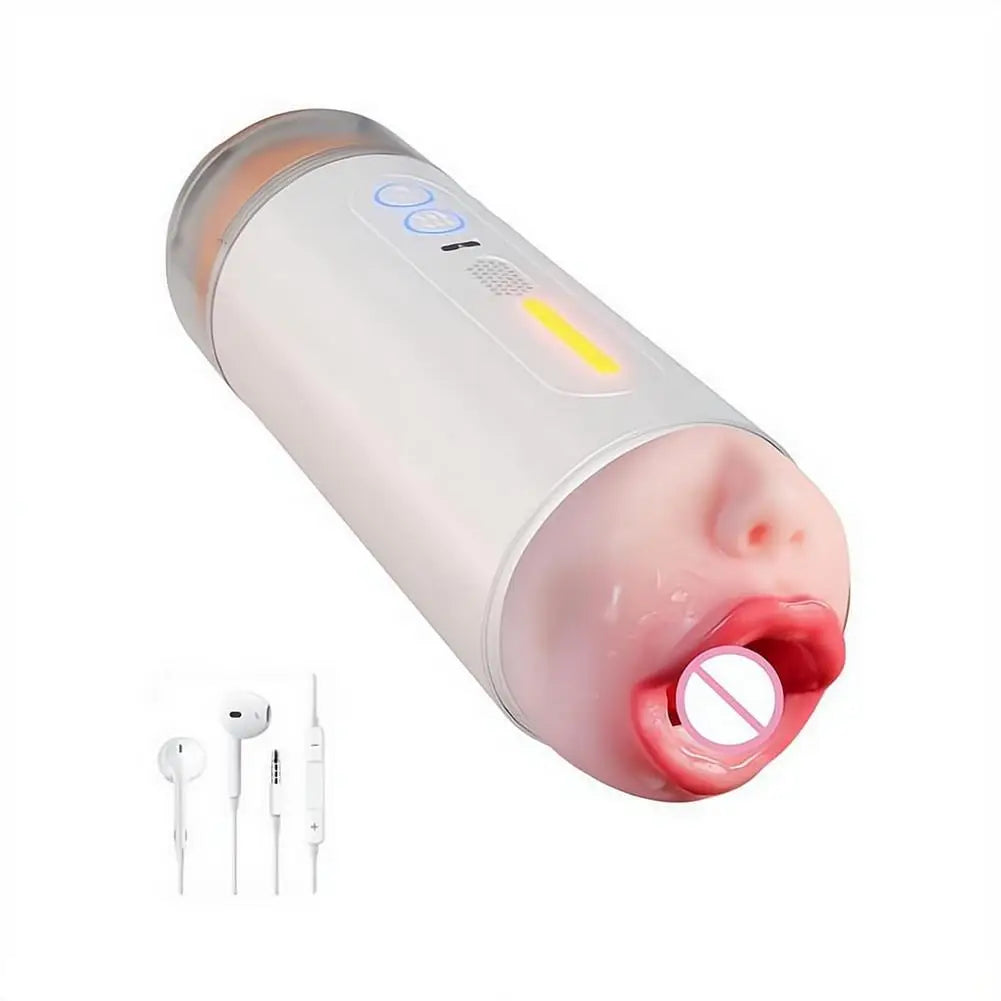 Double-Cup Portable Male Stroker