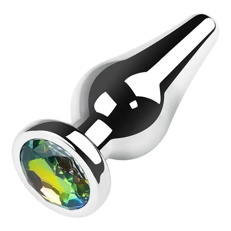 Jeweled Aluminum Alloy Anal Plug
