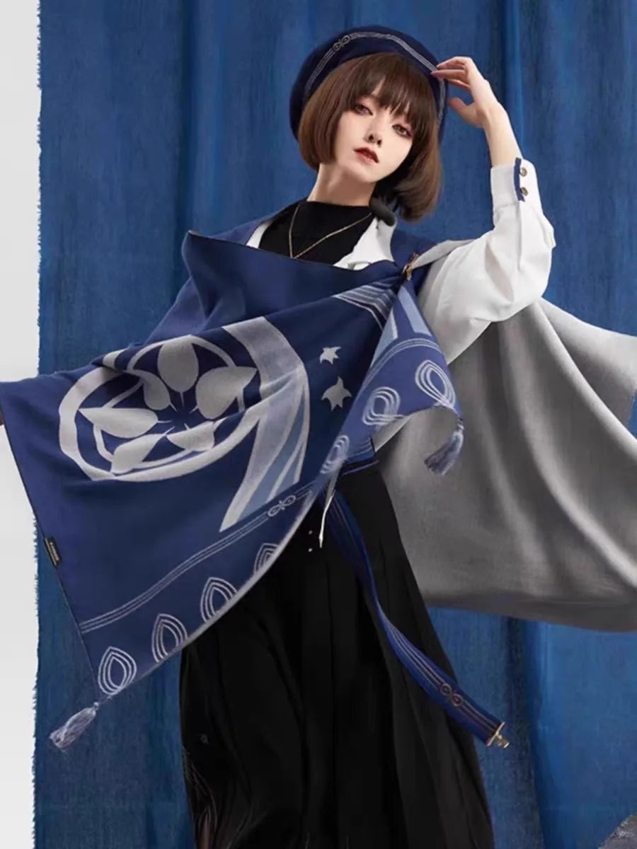 Genshin Impact Official Merch MiHoYo Original Theme Wanderer Shirt Suit Tote Bag Culotte Pants Scarf Beret Necklace Brooch