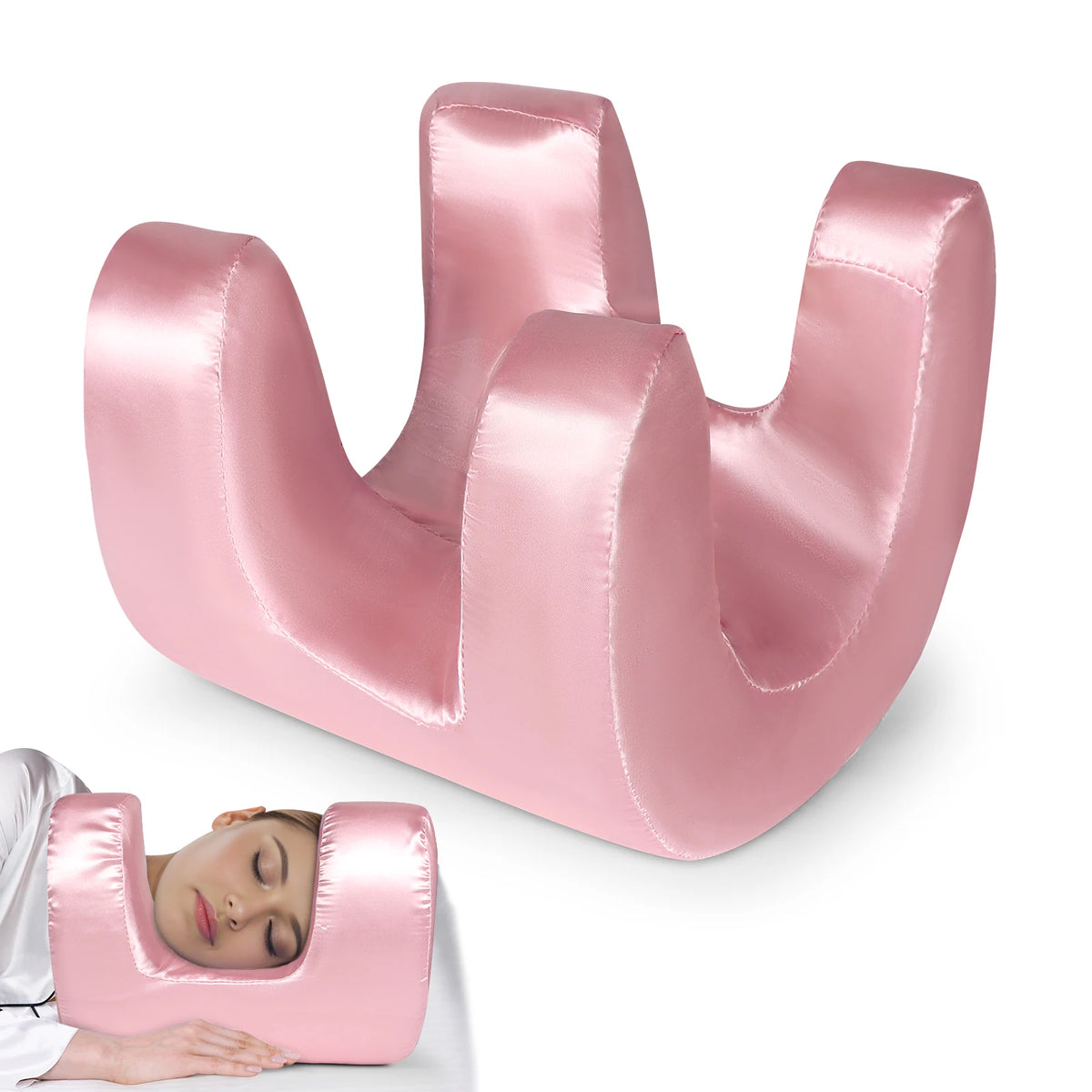 Memory Foam Side & Back Sleeper Pillow with Pillowcase