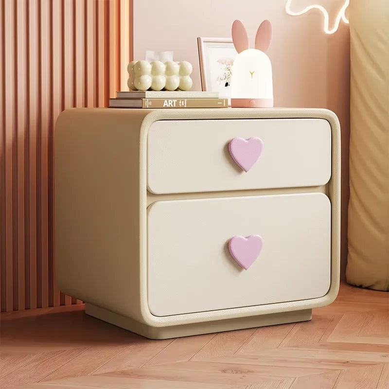 Cute Modern Kawaii Bedside Storage Table