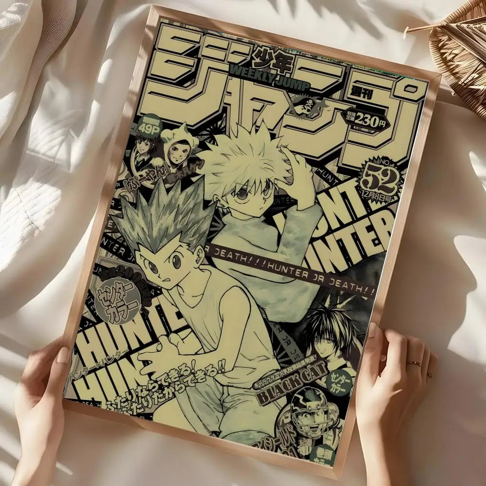 Anime H-Hunter x Hunter Poster Wall art print art suitable for living room bedroom bar parlor home decoration gift